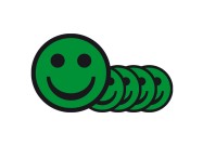 Magnetic smileys 5cm | Green