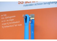 Stainless steel storage hook with stop on shadowboard