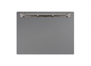 Magnetic ring binder clipboard A4 - landscape | Gray