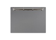 Magnetic ring binder clipboard A4 - landscape | Gray