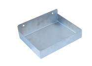 Tray stainless steel 120x150mm