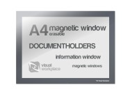 Magnetic window A4 grey