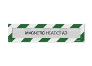 Magnetic window A3 headers (mixed colours) | Green / White