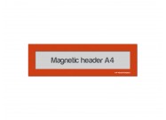 Magnetic Window A4 headers | Orange