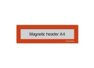 Magnetic Window A4 headers | Orange