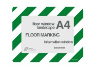 Floorwindows A4 (single) | Green / White