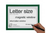 Magnetic windows Letter size including cutout example