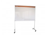 Mobile whiteboard stand 120x240cm with board