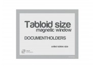 Magnetic windows Tabloid (US size) | Silver-gray