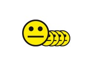 Magnetic smileys 2.5cm | Yellow