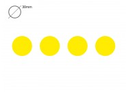 Round magnet 3cm | Yellow