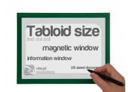 Magneetvenster Tabloid incl cutout writing