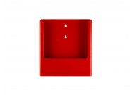 Leaflet holder magnetic A4 - portrait (colour) | Red
