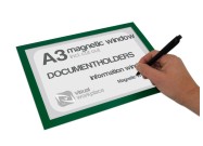 Magnetic document holder A3 including cut out