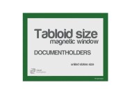 Magnetic windows Tabloid (US size) | Green