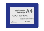 Floorwindows A4 (single) | Blue