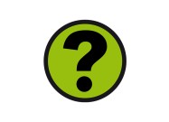 Question magnet 5cm  | Green