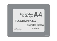 Floorwindows A4 (single) | Gray