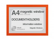 Magnetic windows A4 (incl. cut out) | Orange