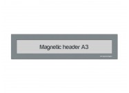 Magnetic window A3 headers | Gray