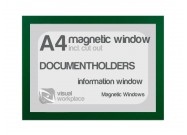 Magnetic windows A4 (incl. cut out) | Green