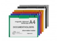 Magnetic clipboard A4 landscape available colors