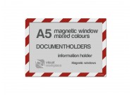 Magnetic windows A5 (various colours) | Red / White