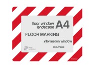 Floorwindows A4 (set) | Red / White