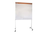 Mobile whiteboard stand 120x90cm with board