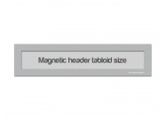 Magnetic Window Headers Tabloid (US size) | Silver-gray