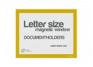 Magnetic window Letter size yellow