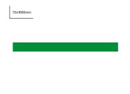 Magnetic strip 7cm x 100cm  | Green