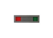 Magnetic status slider green-red