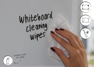 Whiteboard tissues close up